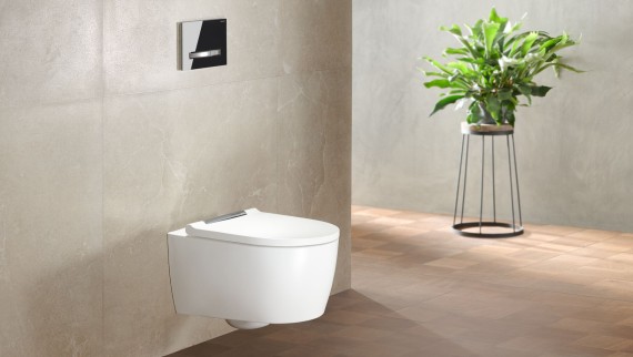 Geberit ONE WC avec plaque de déclenchement Sigma50