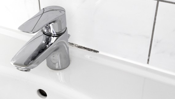 Moisissures sur les joints d’une salle de bains Moisissures sur les joints d’une salle de bains