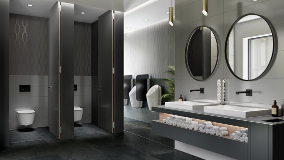 Locaux sanitaires pour l'option Advanced