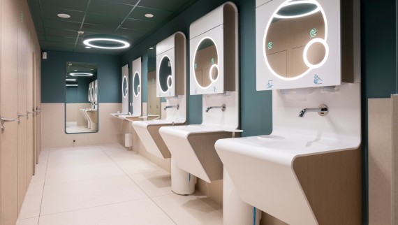 Espace sanitaire 2theloo à Evendorf, Allemagne