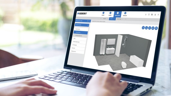 Planifiez votre salle de bains avec le Geberit 3D Bathroom Planner