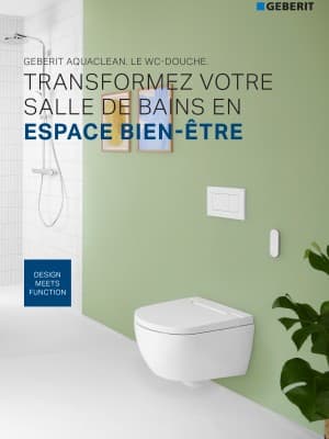 Geberit AquaClean espace de bien-être Geberit AquaClean espace de bien-être