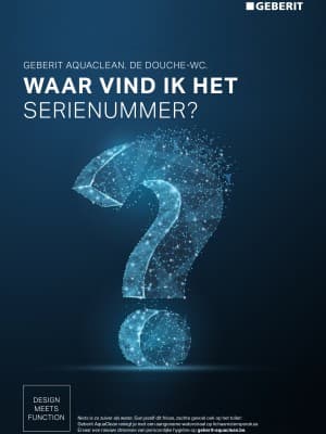 Geberit AquaClean Serienummer Geberit AquaClean Serienummer