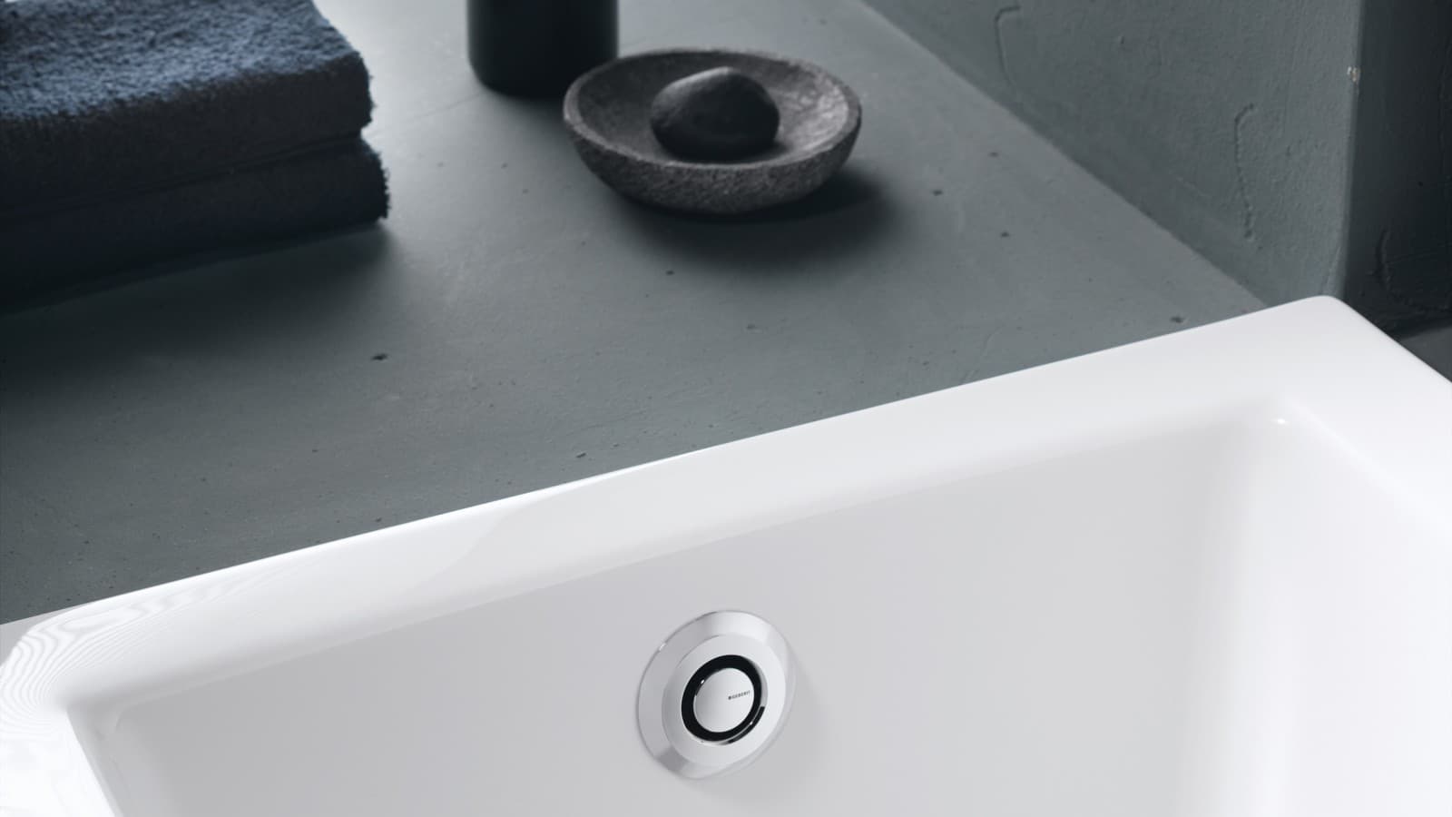 Vidage de baignoire avec fonction PushControl Vidage de baignoire avec fonction PushControl
