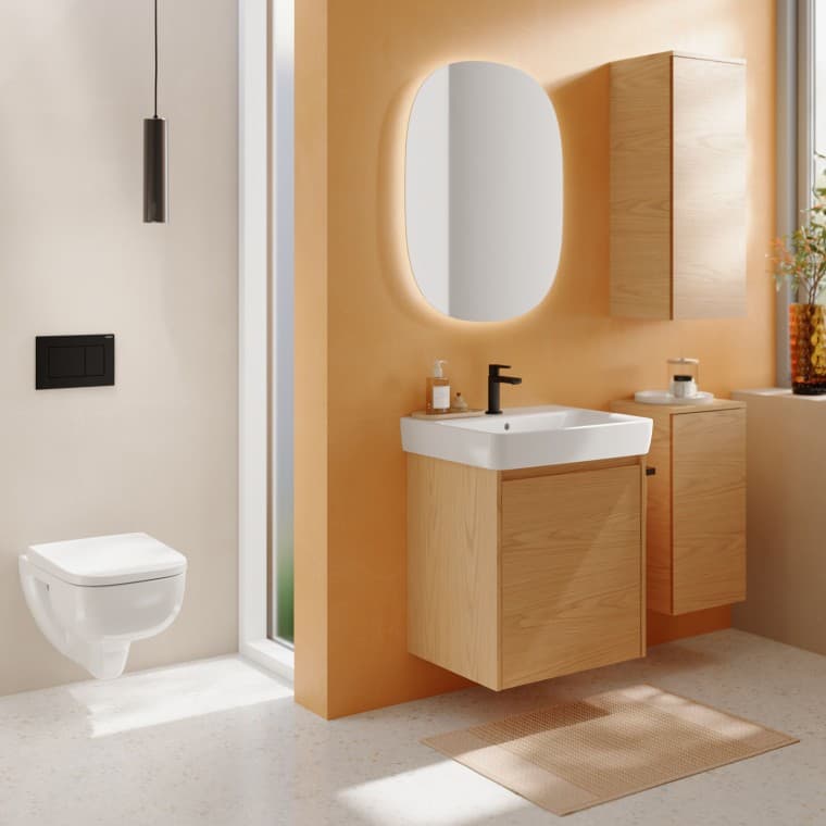 Miroir ovale Geberit Option de serie de salle de bain Selnova Miroir ovale Geberit Option de serie de salle de bain Selnova
