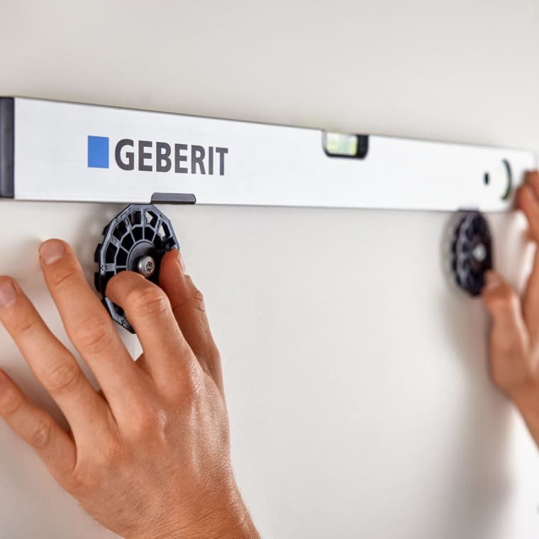 Option fixation par miroir (© Geberit) Option fixation par miroir (© Geberit)
