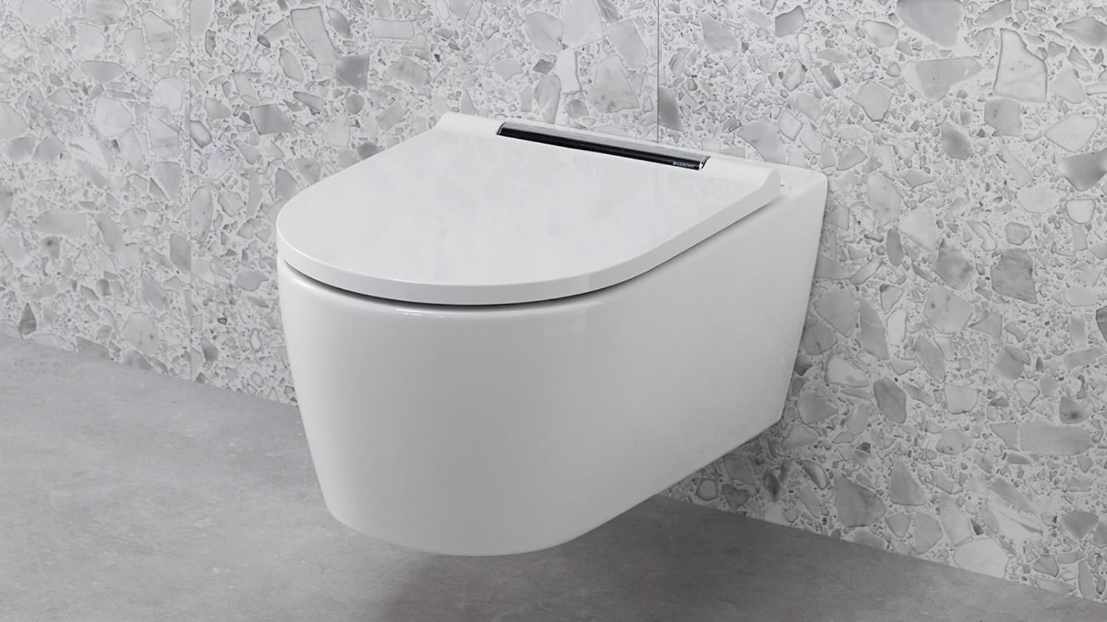 WC suspendu de la collection Geberit ONE (© Geberit) WC suspendu de la collection Geberit ONE (© Geberit)