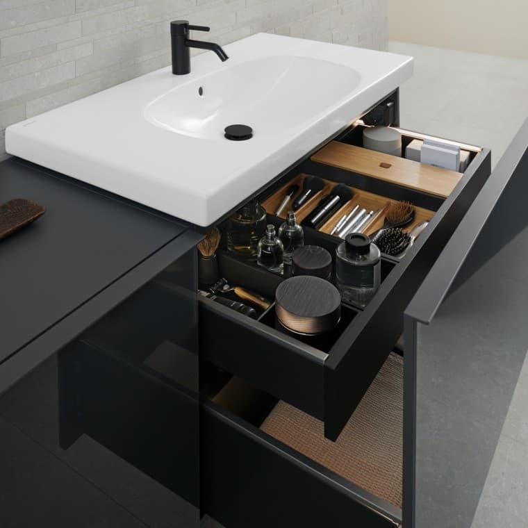 Geberit Acanto meubles de salle de bains couleur lave Geberit Acanto meubles de salle de bains couleur lave