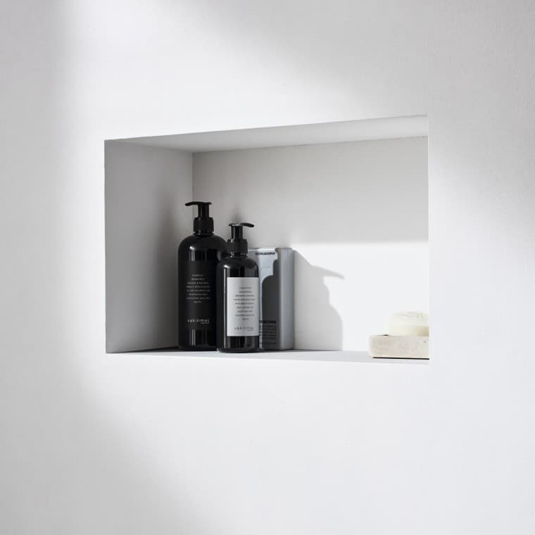 Boîte de rangement pour niches : modèle supportant les carreaux Boîte de rangement pour niches : modèle supportant les carreaux