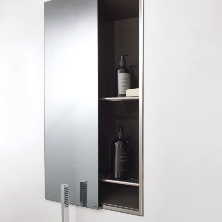 Niche de rangement avec miroir Niche de rangement avec miroir