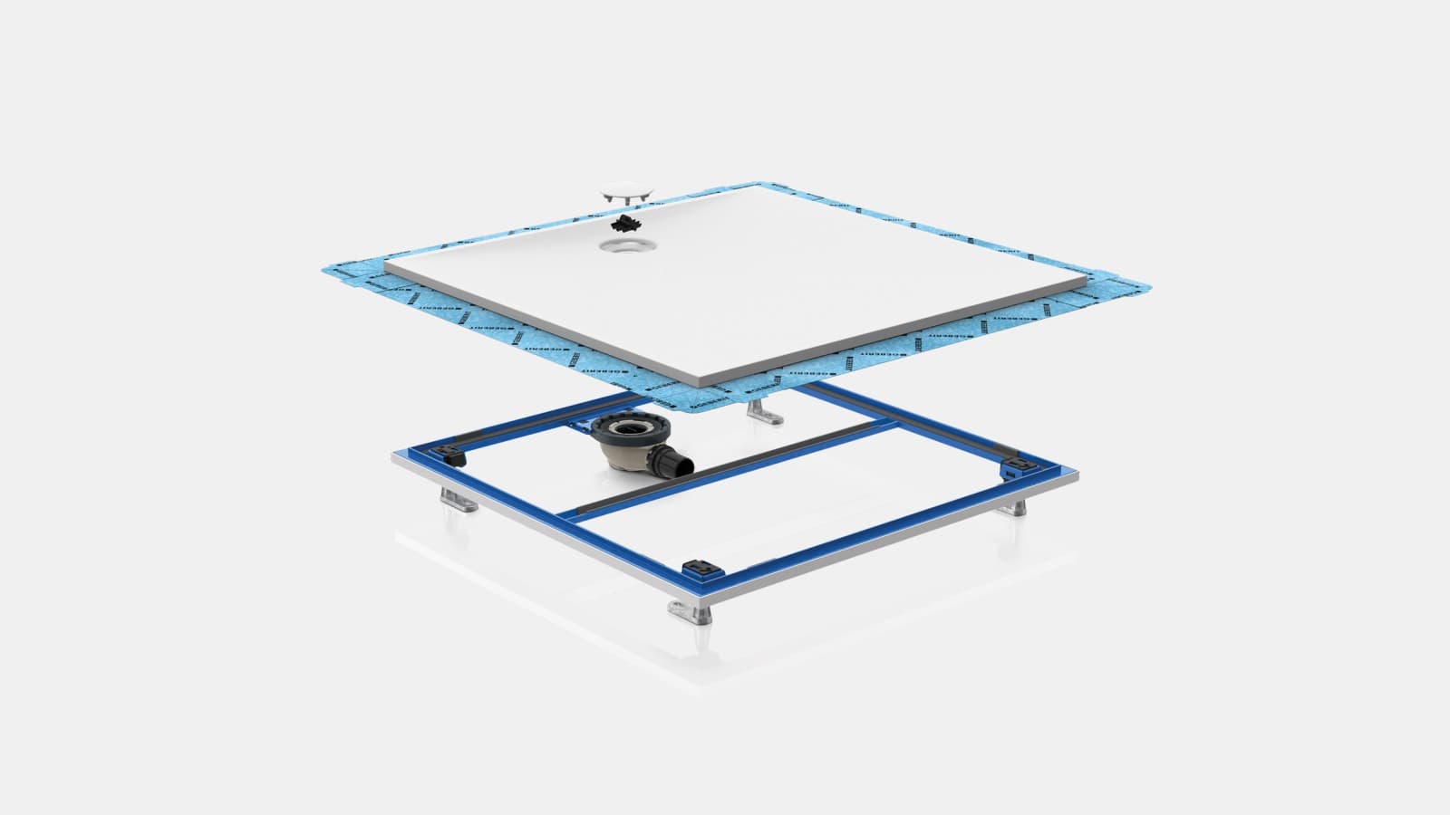Cadre d'installation pour receveur de douche Setaplano Cadre d'installation pour receveur de douche Setaplano