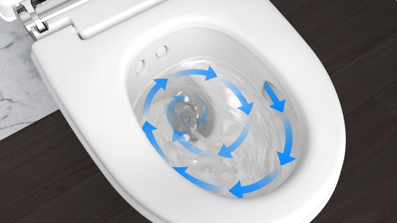 Geberit AquaClean Technique de rinçage TurboFlush Geberit AquaClean Technique de rinçage TurboFlush