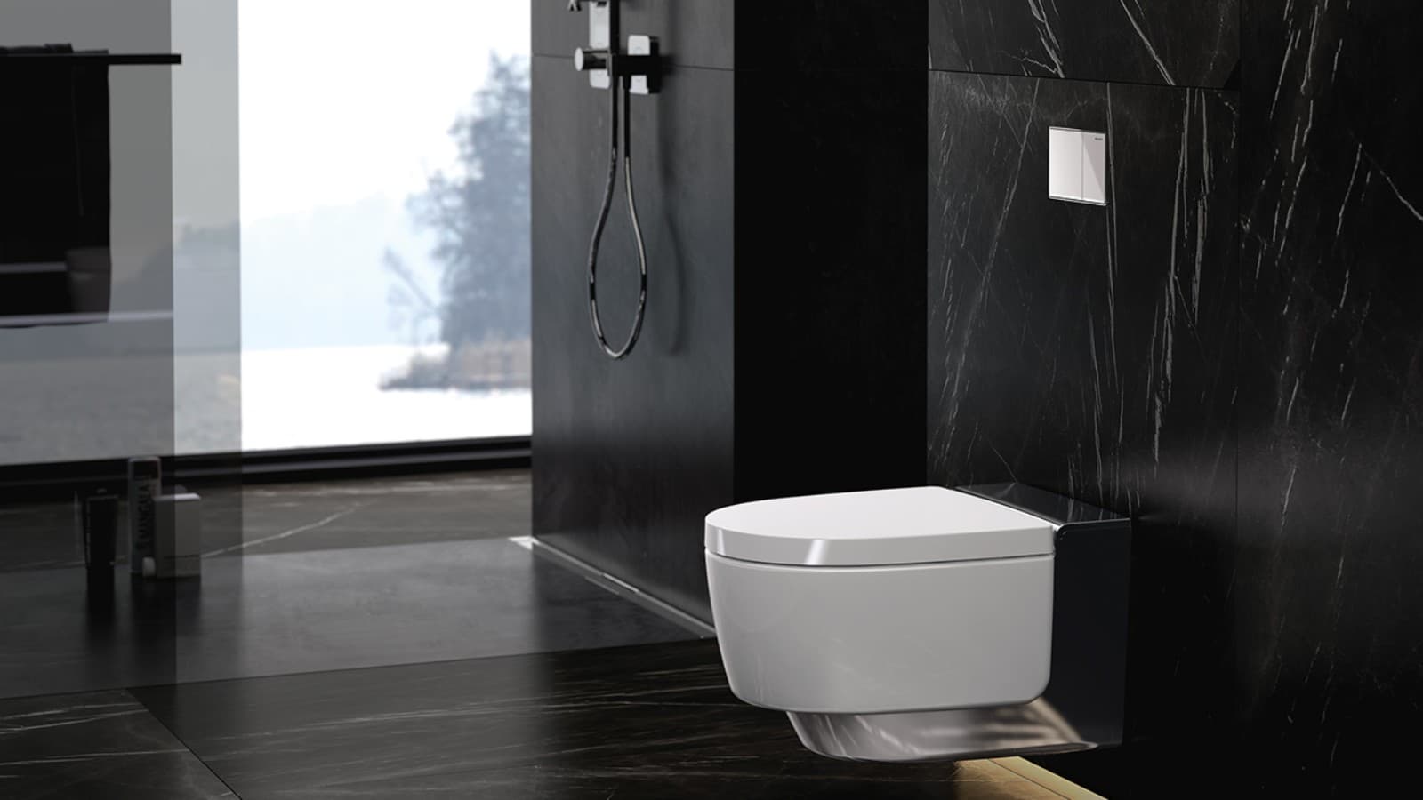 WC-douche Geberit AquaClean Mera Comfort pour une hygiène intime optimale WC-douche Geberit AquaClean Mera Comfort pour une hygiène intime optimale