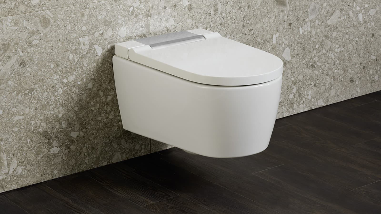 Le Geberit AquaClean Sela est puriste et élégant. Le Geberit AquaClean Sela est puriste et élégant.