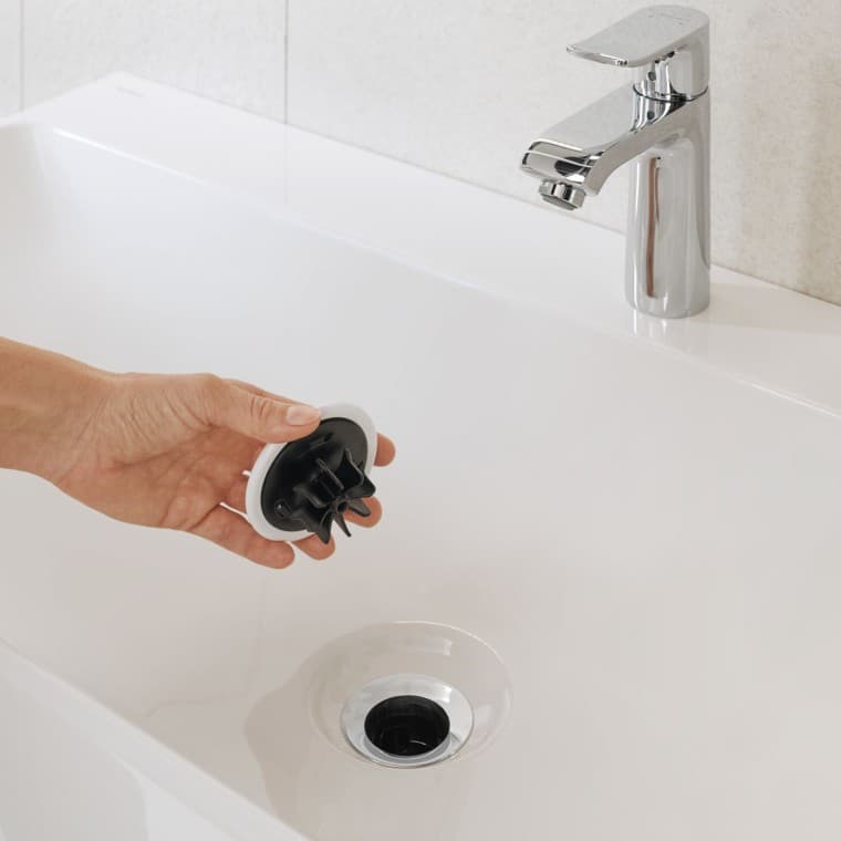 Lavabo Geberit ONE avec filtre à cheveux Lavabo Geberit ONE avec filtre à cheveux