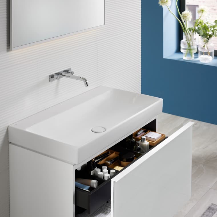 Lavabo de salle de bains Geberit ONE avec meuble bas geberit Acanto Lavabo de salle de bains Geberit ONE avec meuble bas geberit Acanto