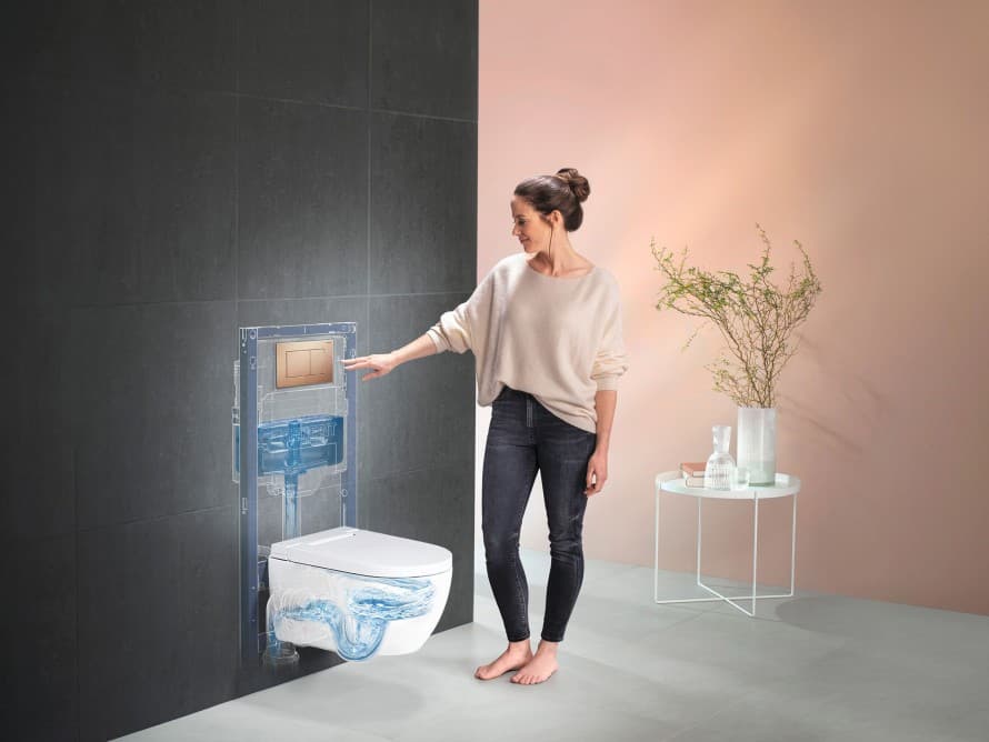 Une plaque de commande Geberit pour WC doit porter le même nom que le réservoir à encastrer : Sigma ou Omega Une plaque de commande Geberit pour WC doit porter le même nom que le réservoir à encastrer : Sigma ou Omega