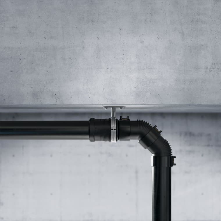 Parfaitement oblique – le raccord Geberit Silent-db20 Offset Parfaitement oblique – le raccord Geberit Silent-db20 Offset