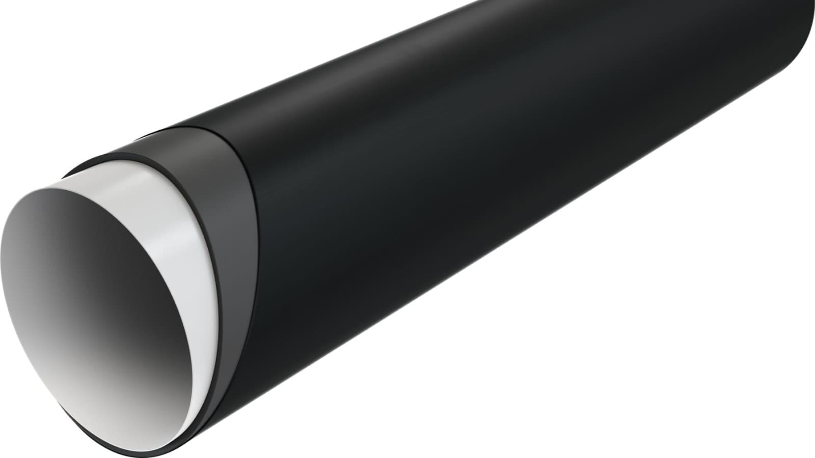 Section d'un tube multicouche Silent-PP Section d'un tube multicouche Silent-PP