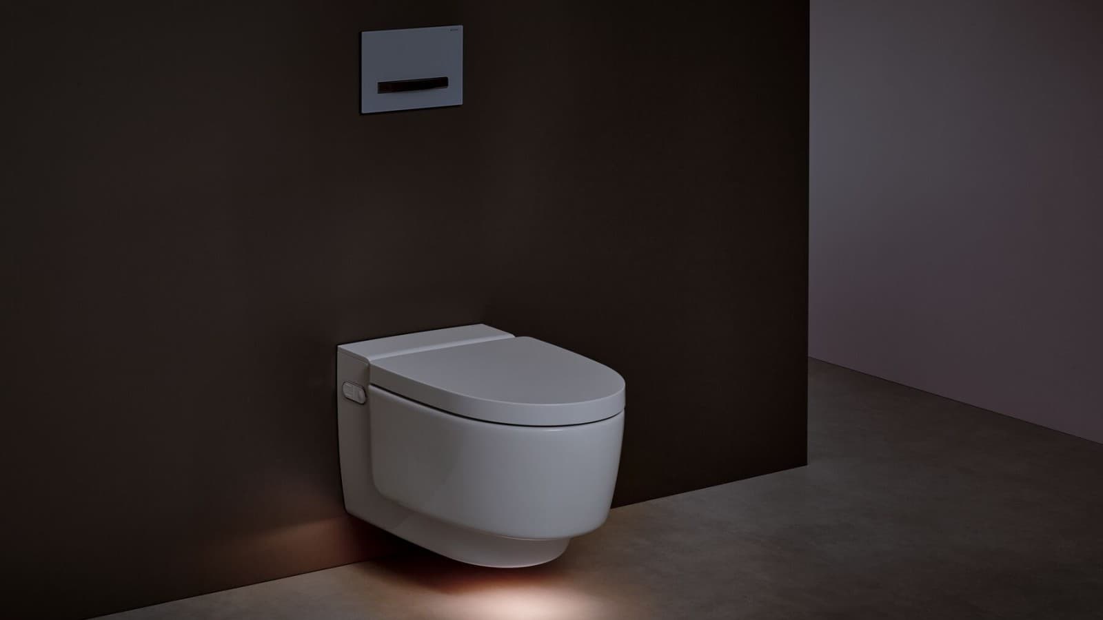 Geberit AquaClean Mera avec éclairage d'orientation Geberit AquaClean Mera avec éclairage d'orientation