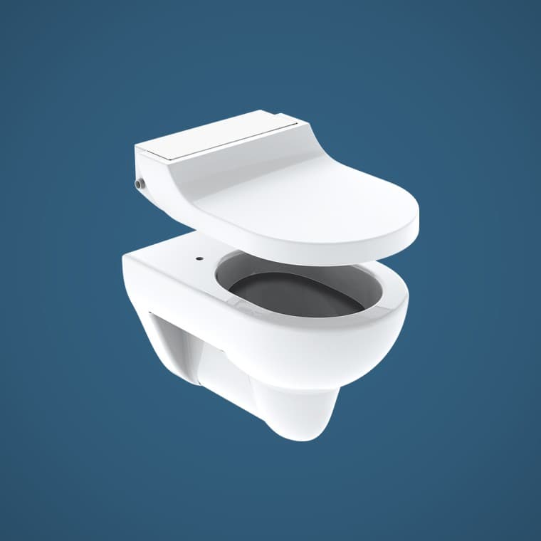 Geberit AquaClean Tuma WC lavant avec solution d'extension flexible Geberit AquaClean Tuma WC lavant avec solution d'extension flexible