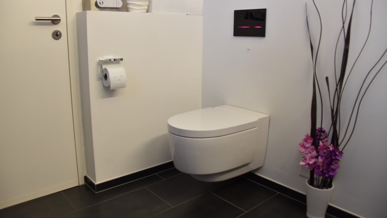 Salle de bains après rénovation avec divers produits Geberit Salle de bains après rénovation avec divers produits Geberit