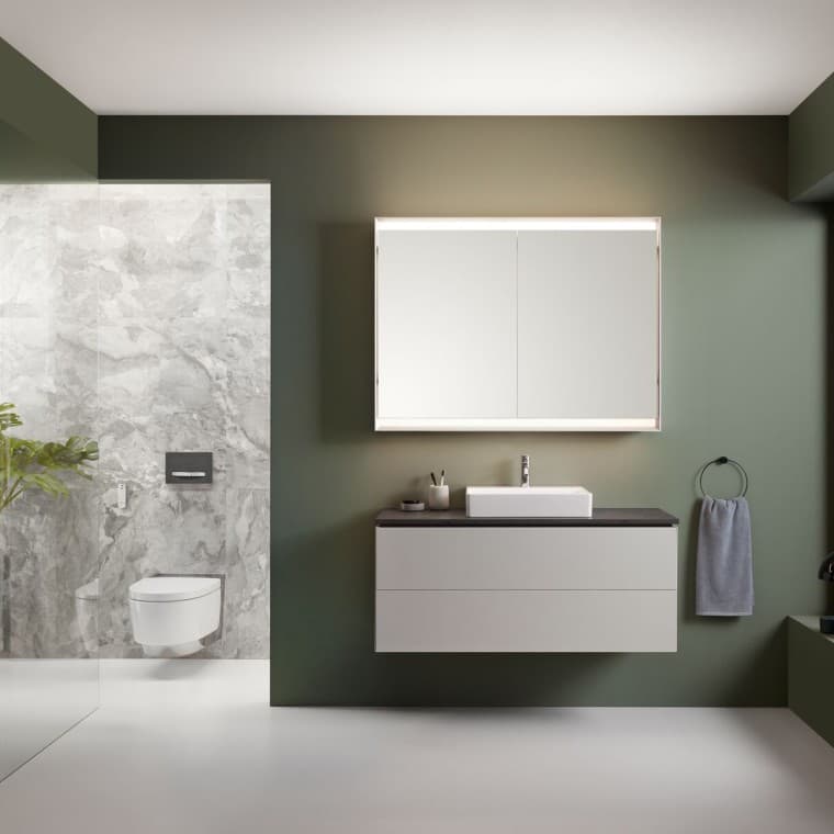 Geberit Mera Comfort avec surface chromée Geberit Mera Comfort avec surface chromée