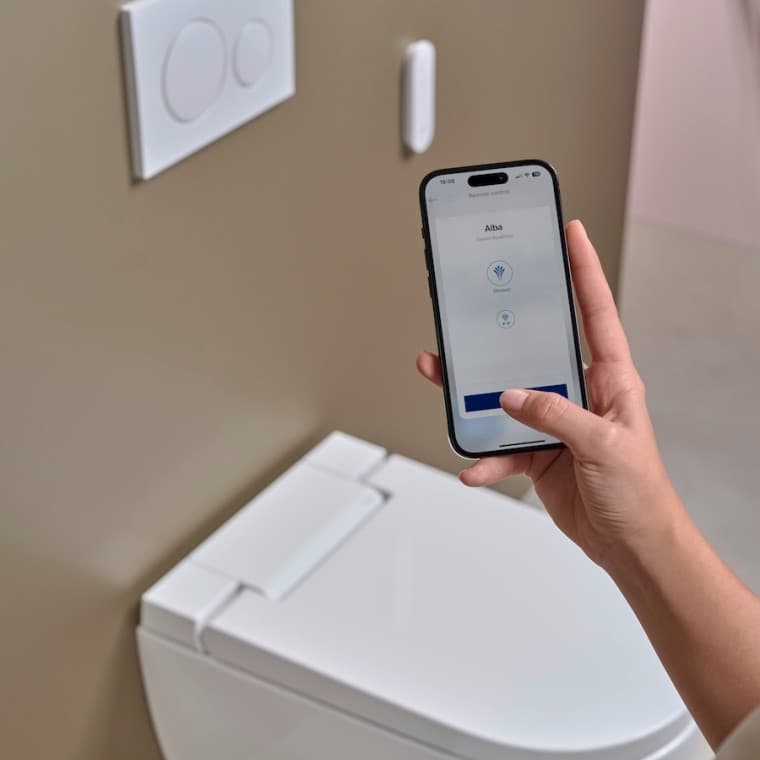 Geberit AquaClean avec l'application Geberit Home Geberit AquaClean avec l'application Geberit Home
