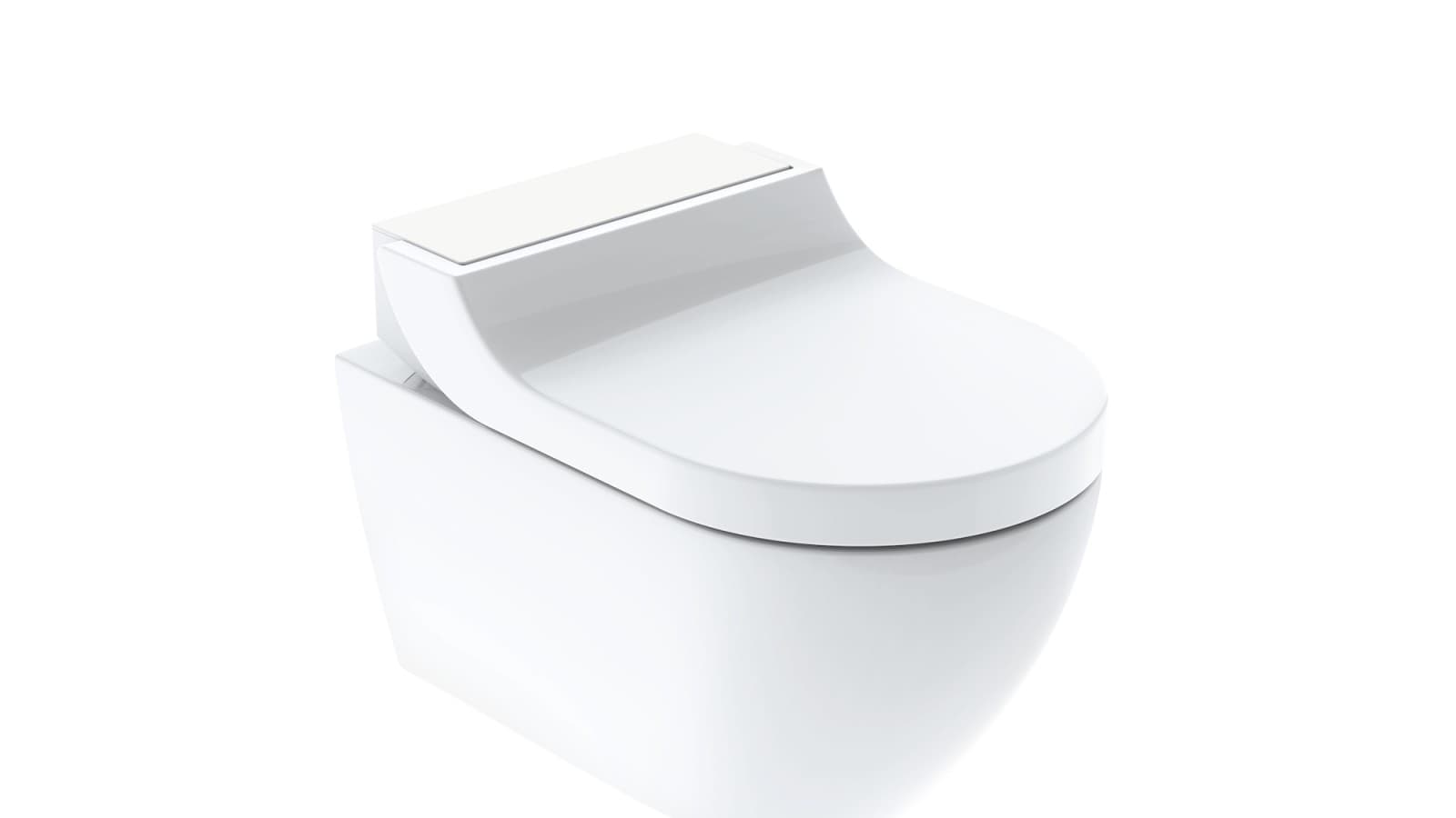 Geberit AquaClean Tuma en verre blanc Geberit AquaClean Tuma en verre blanc