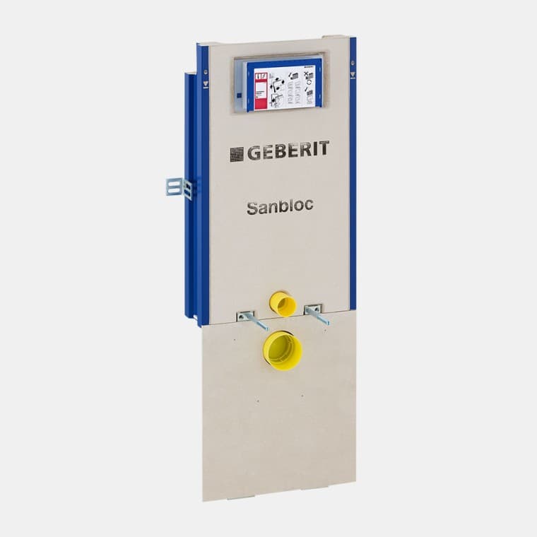 Élément d'installation Geberit Sanbloc pour WC suspendu Élément d'installation Geberit Sanbloc pour WC suspendu