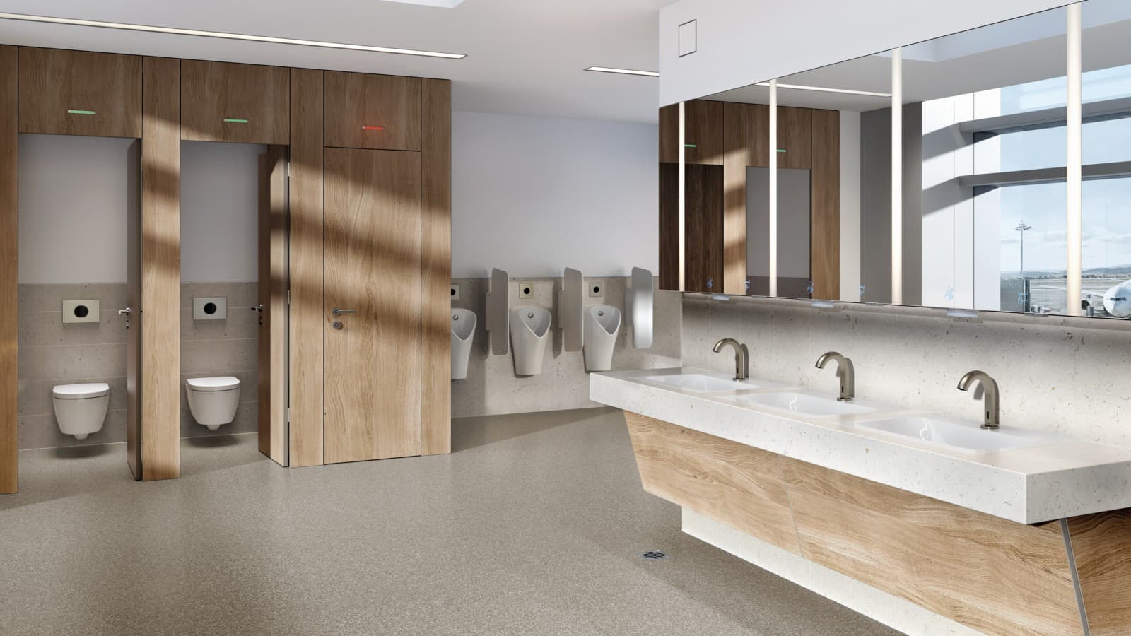 Locaux sanitaires pour l'option Standard Locaux sanitaires pour l'option Standard