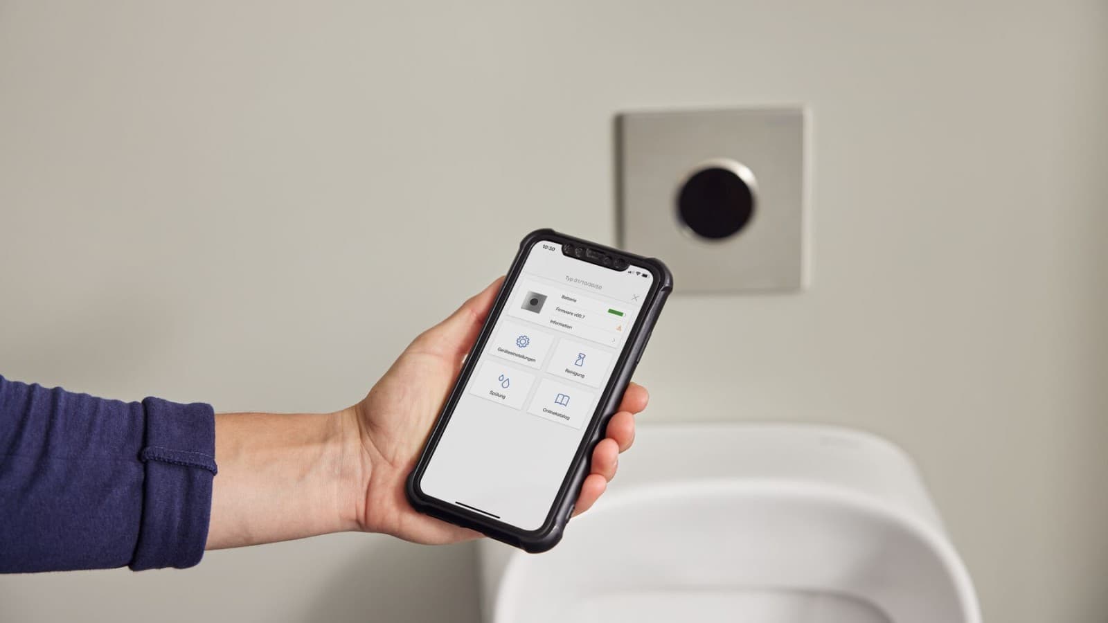 Application Geberit Control Application Geberit Control