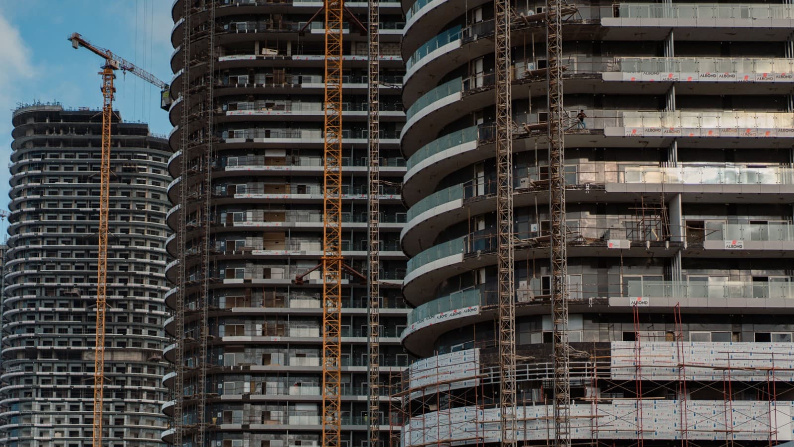 New Alamein City comprises 18 towers New Alamein City comprises 18 towers