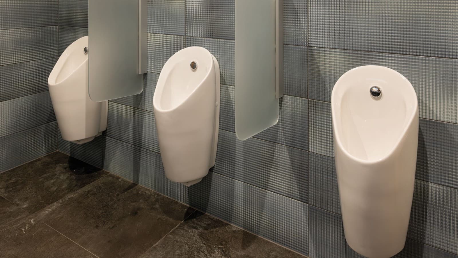 Urinoirs Geberit Preda avec commande intégrée Urinoirs Geberit Preda avec commande intégrée
