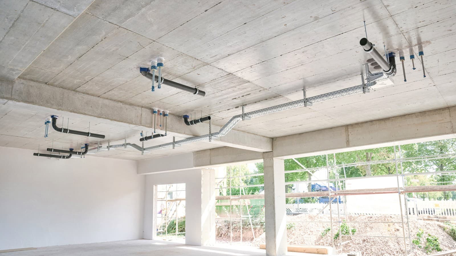 Geberit SuperTube pour l'Europakarree à Erfurt Geberit SuperTube pour l'Europakarree à Erfurt