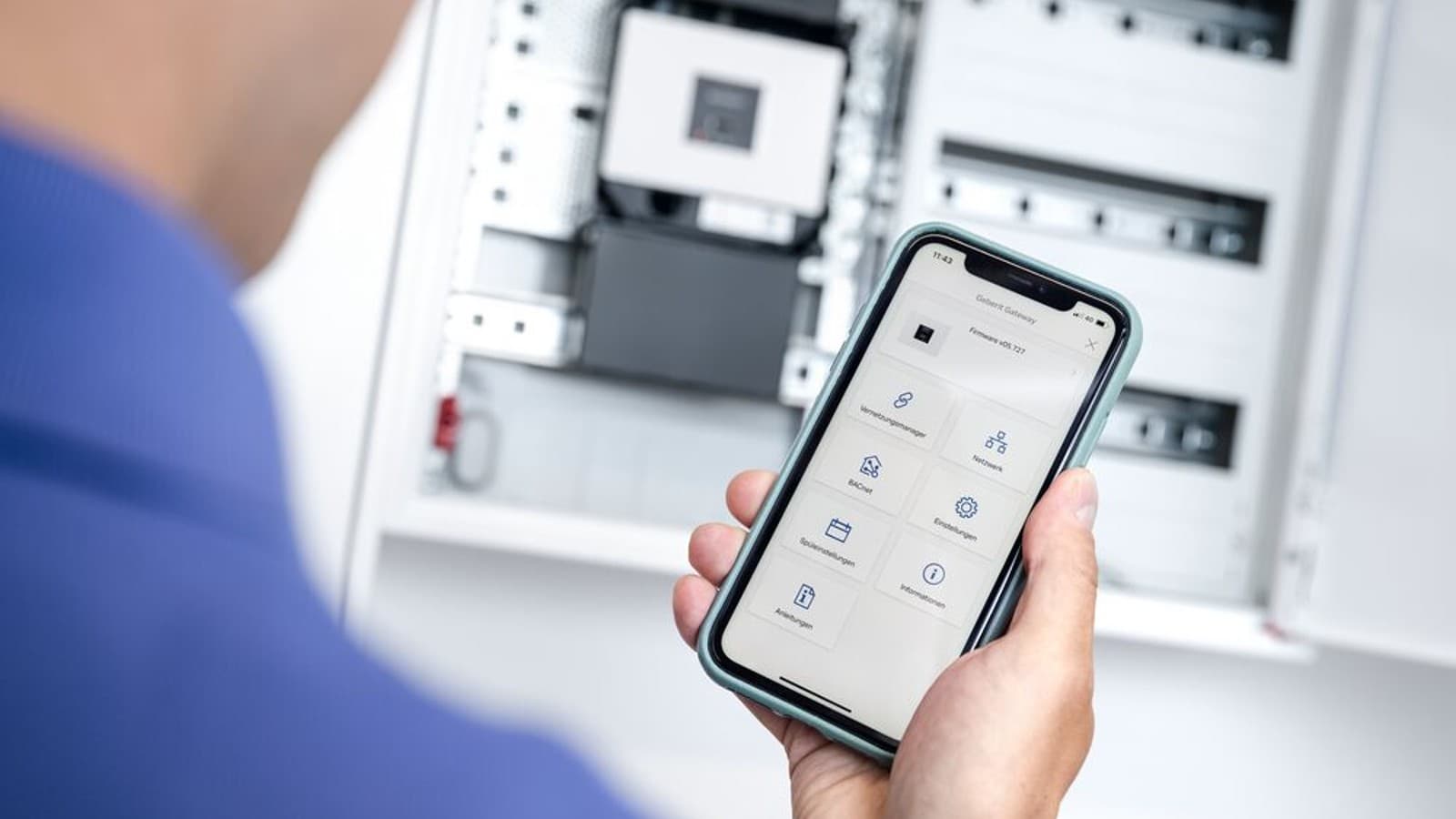 Pilotage de tous les rinçages hygiéniques avec l’application Geberit Home sur la Geberit Gateway Pilotage de tous les rinçages hygiéniques avec l’application Geberit Home sur la Geberit Gateway