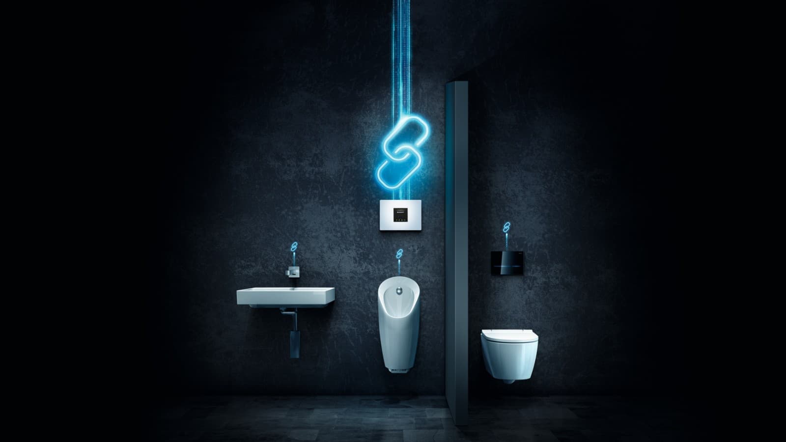 Geberit Connect pour la mise en réseau d’appareils sanitaires Geberit Connect pour la mise en réseau d’appareils sanitaires