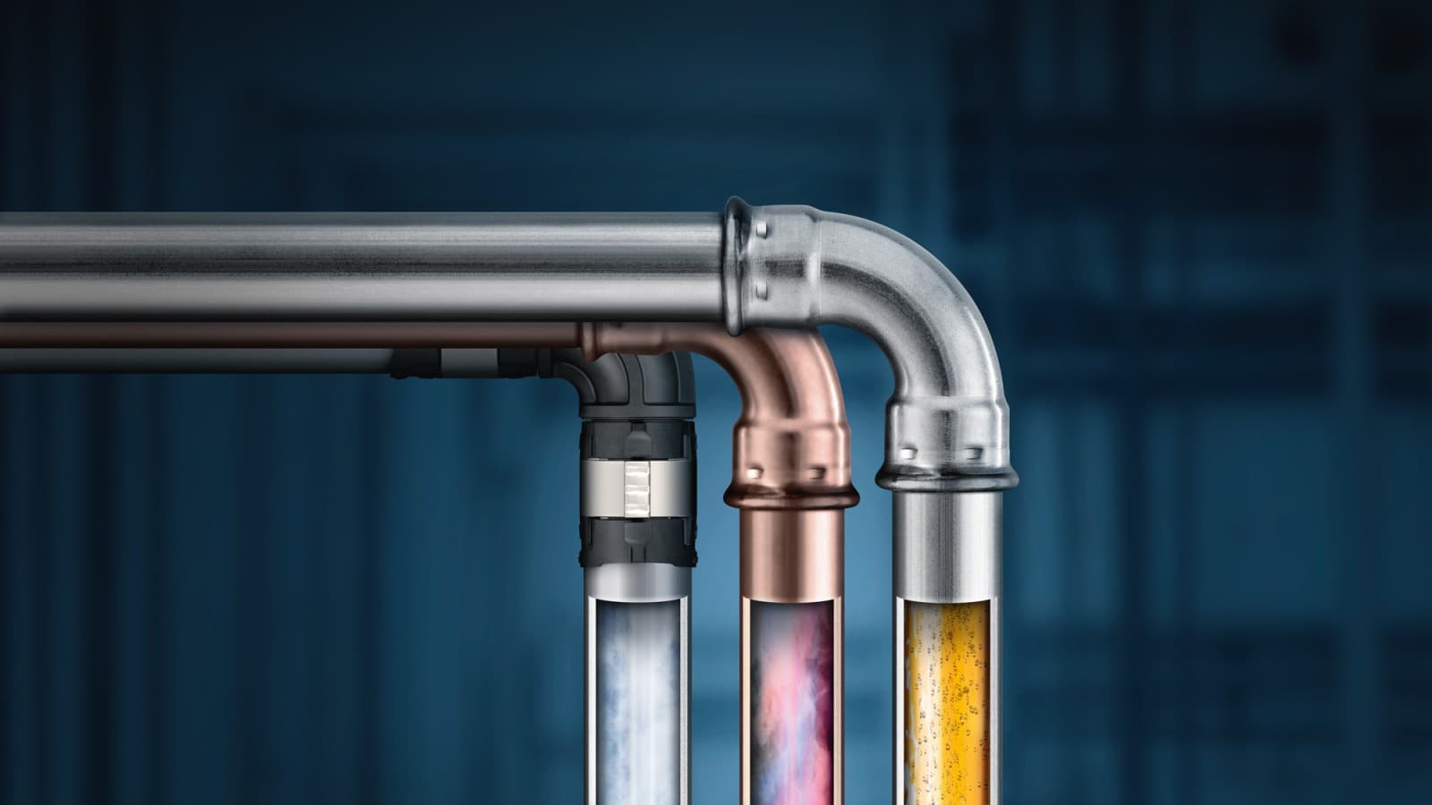 Geberit PipeSelect analyse le système de tuyauterie Geberit sélectionné Geberit PipeSelect analyse le système de tuyauterie Geberit sélectionné