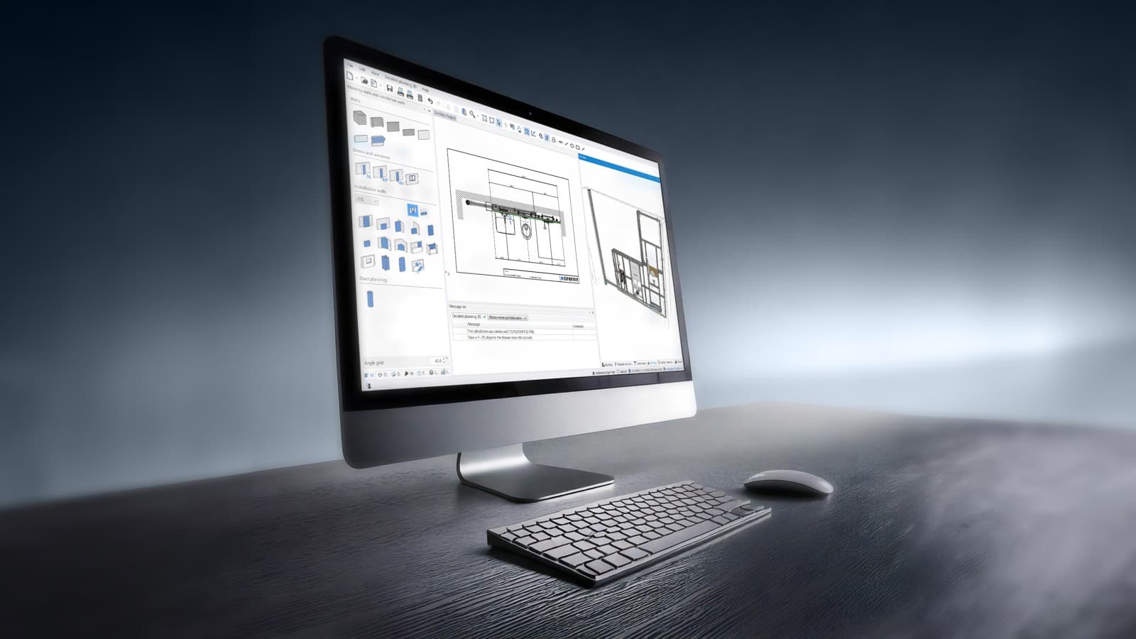 Geberit ProPlanner permet la planification simple, précise et rapide des installations sanitaires Geberit ProPlanner permet la planification simple, précise et rapide des installations sanitaires