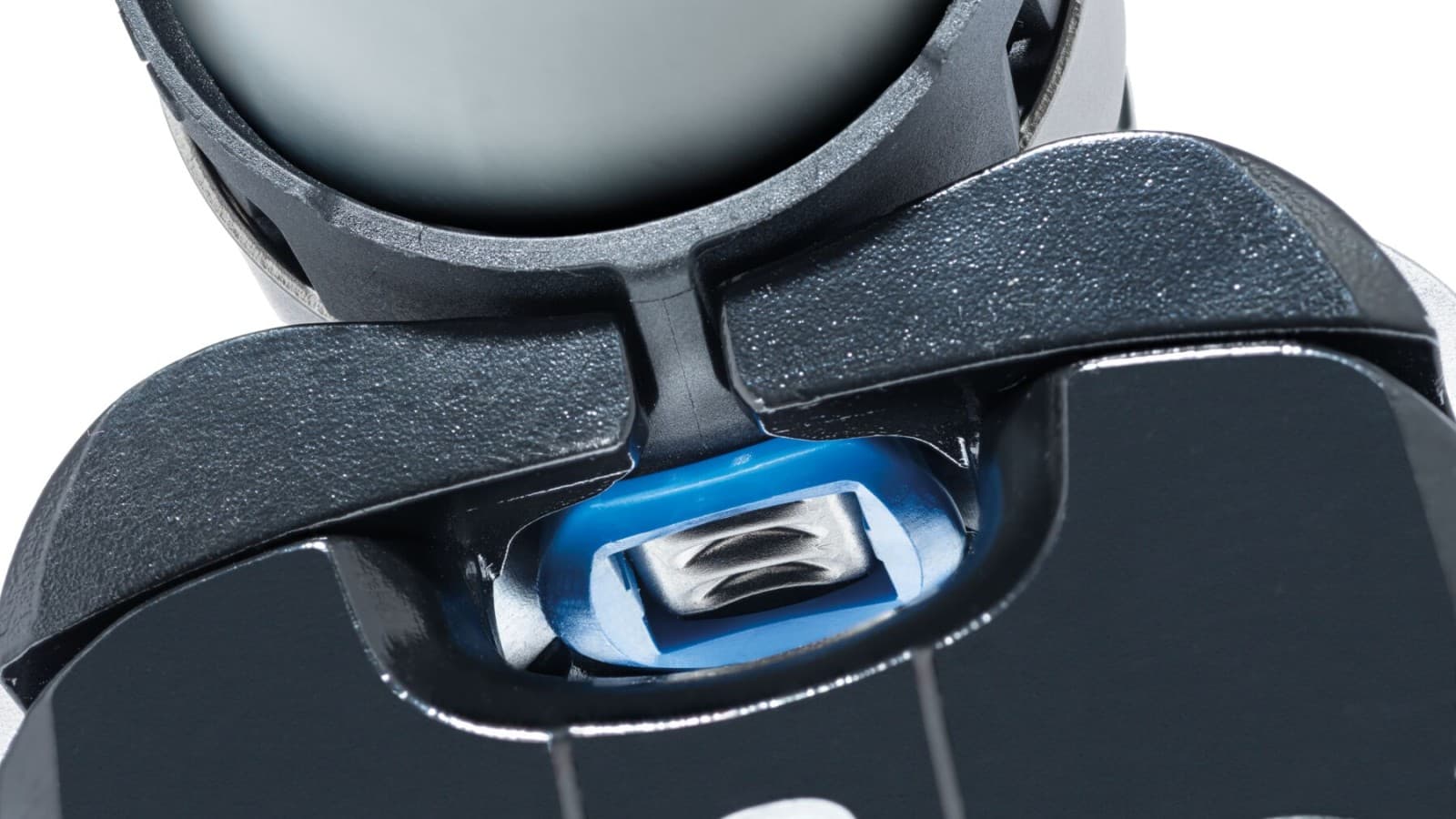 Butée de mâchoire sur l’indicateur de sertissage Geberit FlowFit Butée de mâchoire sur l’indicateur de sertissage Geberit FlowFit