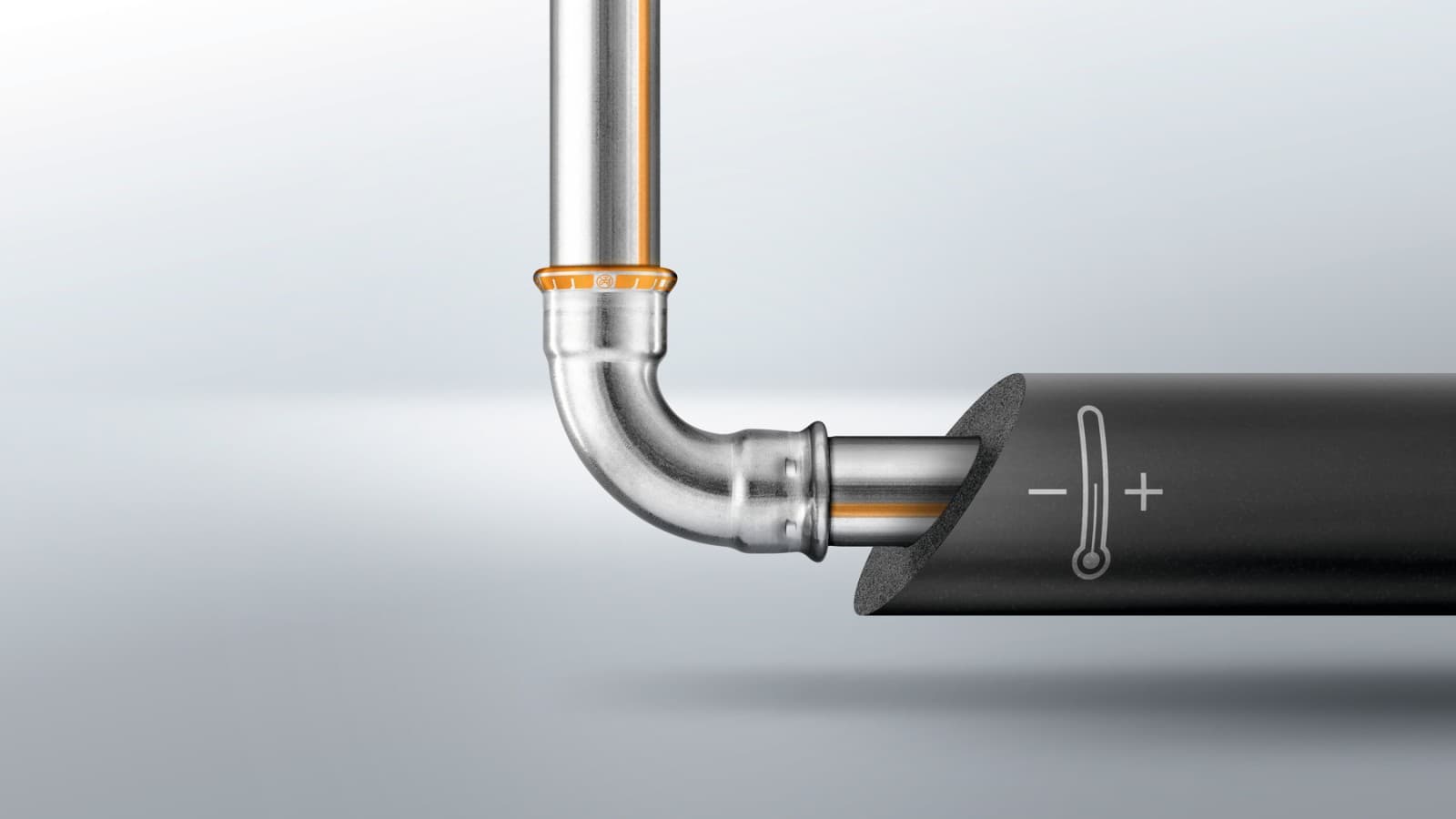 Système de tuyauterie Geberit Mapress Therm en acier CrTi Système de tuyauterie Geberit Mapress Therm en acier CrTi